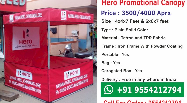 hero marketing tent