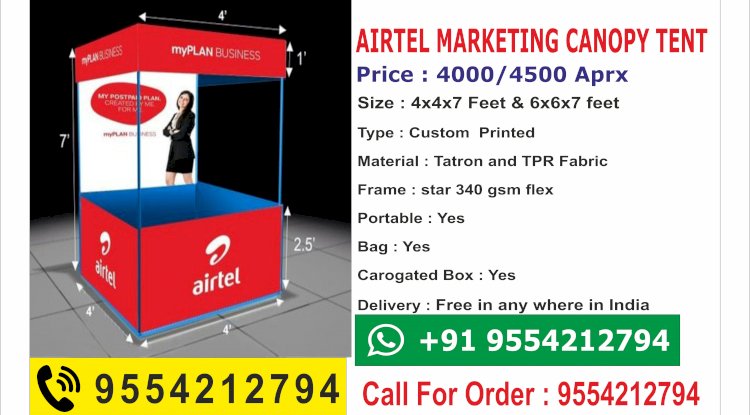 airtel promotional canopy tent 