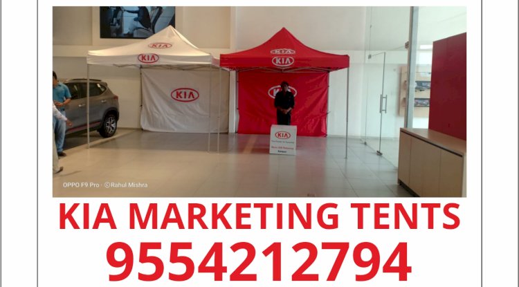 kia branding display tent 