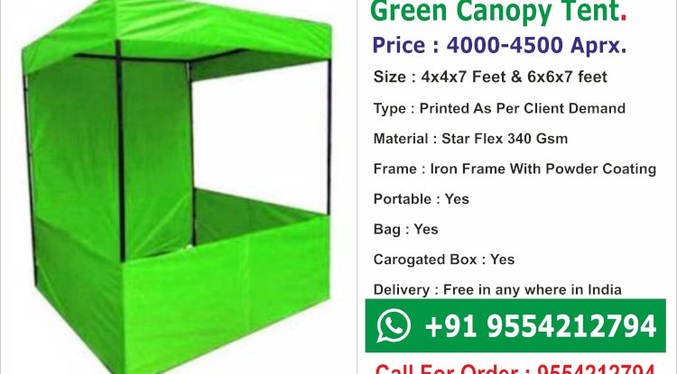 green Canopy Tent 