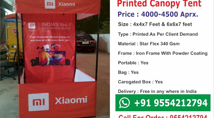 8×8 canopy tent for marketing use
