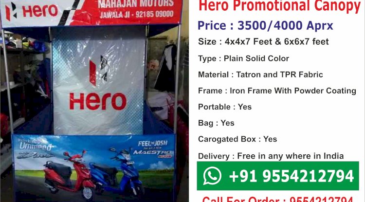 hero promotional marketing tent 