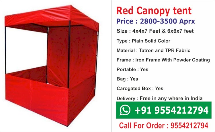 Promotional Canopy Tent in Assam - 4x4x7 & 6x6x7 feet marketing Tents 