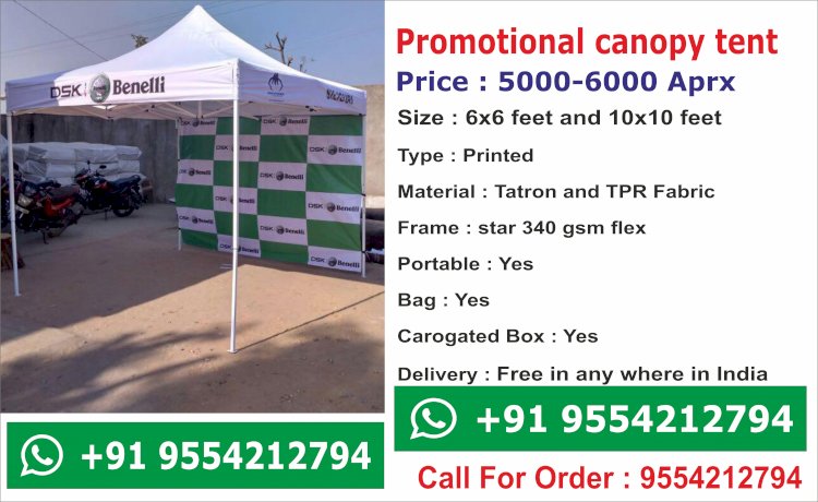 3x3 Meter Gazebo Tent - Plain and Printed Gazebo tent 10x10 feet