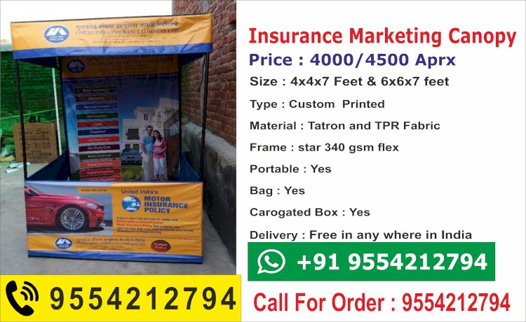 Marketing Canopy Tent For New India Assurance Agent