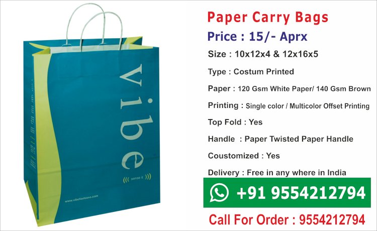 Best Paper bags Manufacturer - Plain and Printed  