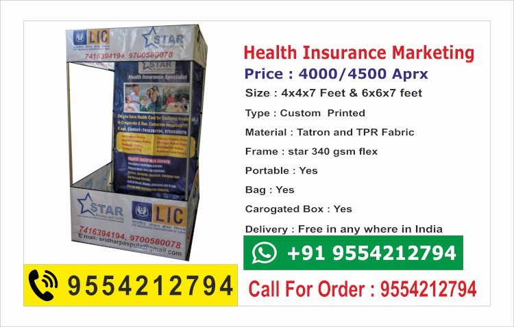 Star Health Insurance Marketing  Demo Tent 